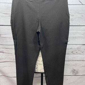 JM Collection  Brown  Stretchy  Cute Buttons  Easy Care  Dress Pants ‎ Pants